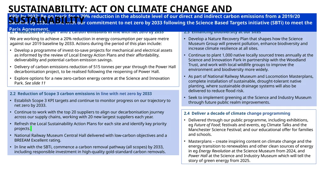 SCIENCE MUSEUM GROUP PLAN HEADLINES 2024/25 – - slide 7 of 13