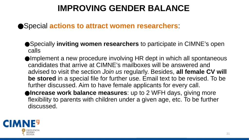 CIMNE DRAFT STRATEGIC PLAN: Javier Bonet Contents: - slide 31 of 47