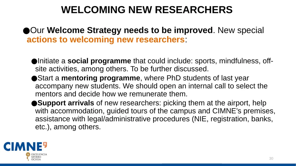 CIMNE DRAFT STRATEGIC PLAN: Javier Bonet Contents: - slide 30 of 47