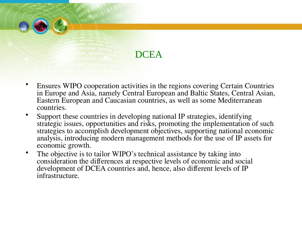 WORLD INTELLECTUAL PROPERTY ORGANIZATION WIPO - slide 9 of 23