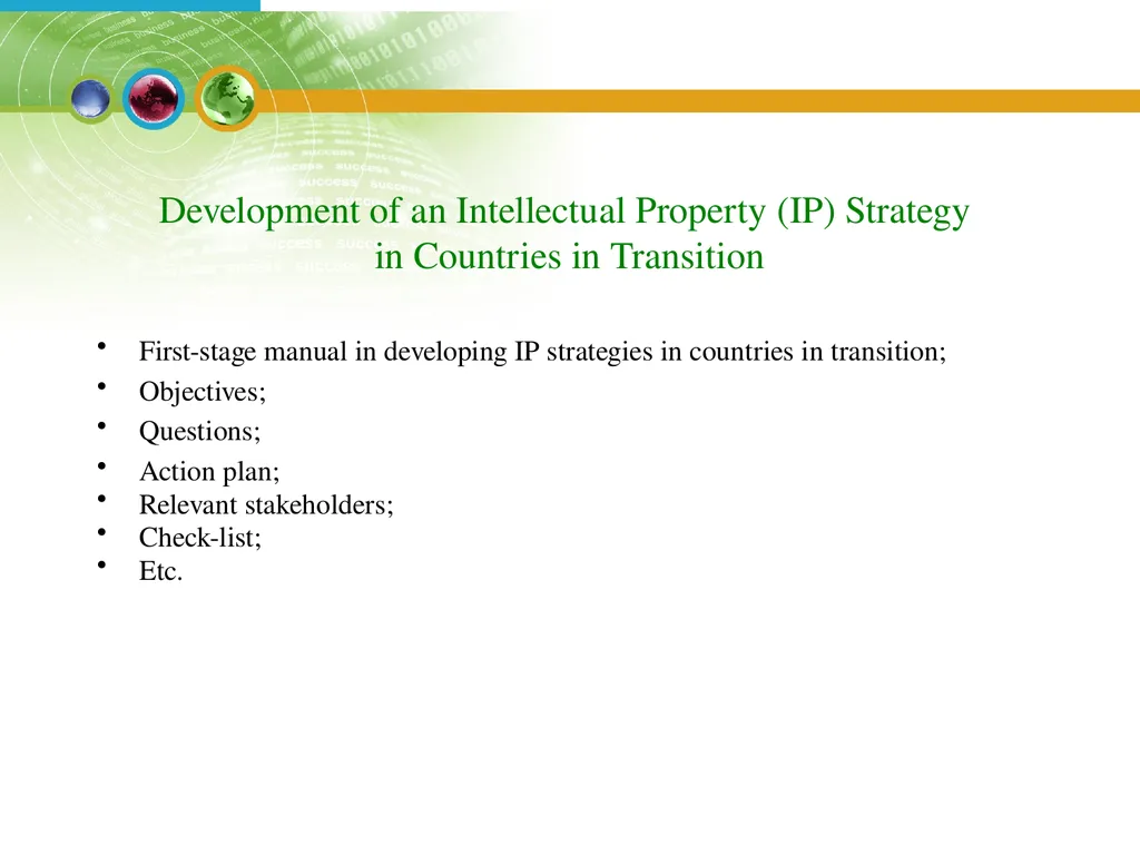 WORLD INTELLECTUAL PROPERTY ORGANIZATION WIPO - slide 14 of 23