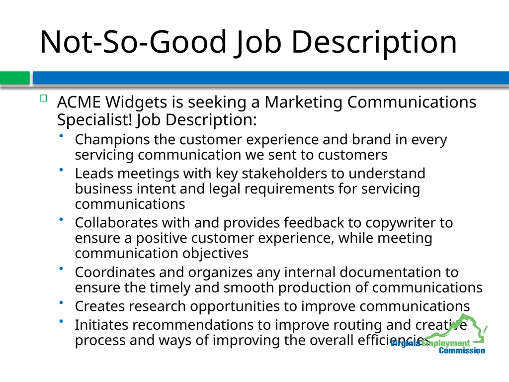 Veterans and your Bottom Line Jeff Brown, Director - slide 16 of 18