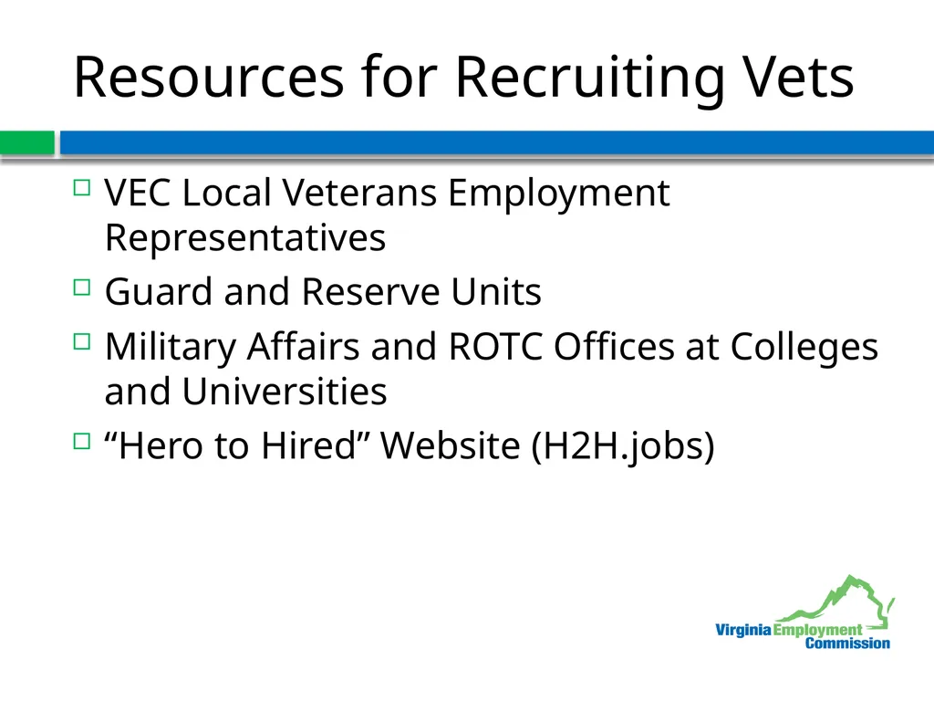 Veterans and your Bottom Line Jeff Brown, Director - slide 14 of 18