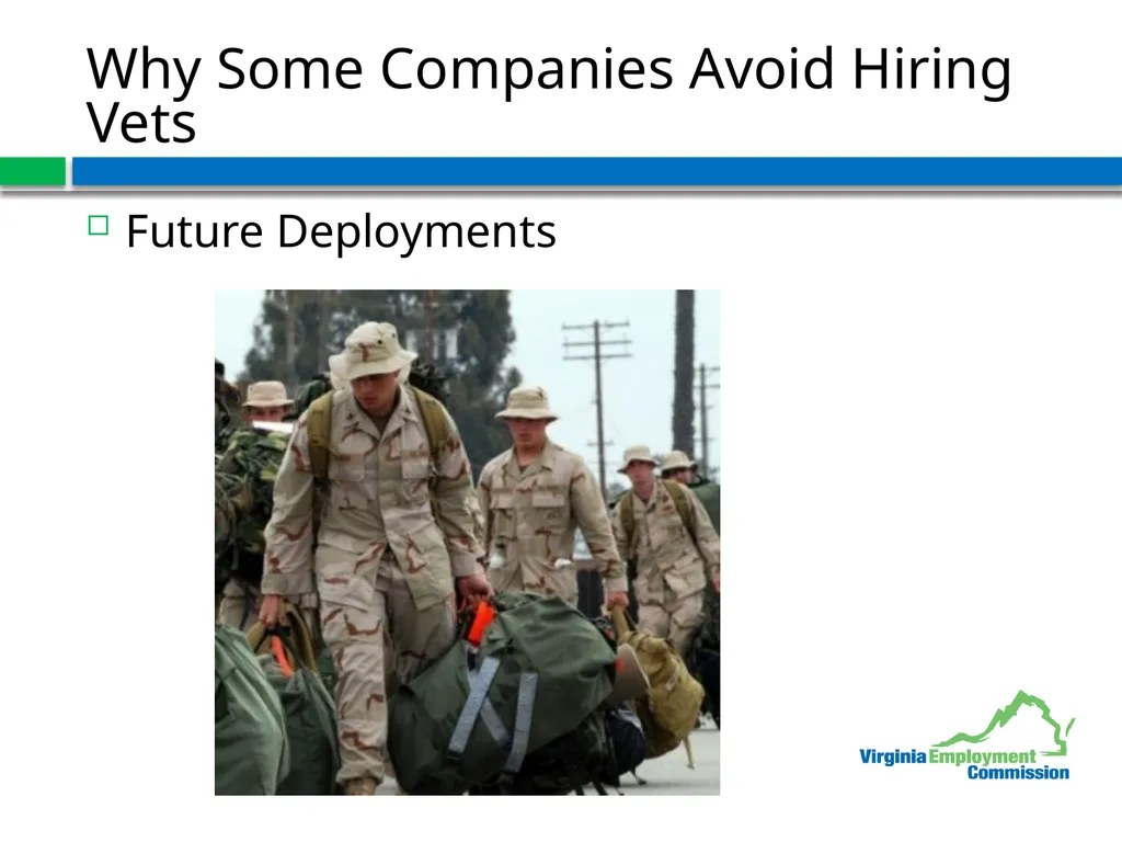 Veterans and your Bottom Line Jeff Brown, Director - slide 5 of 18