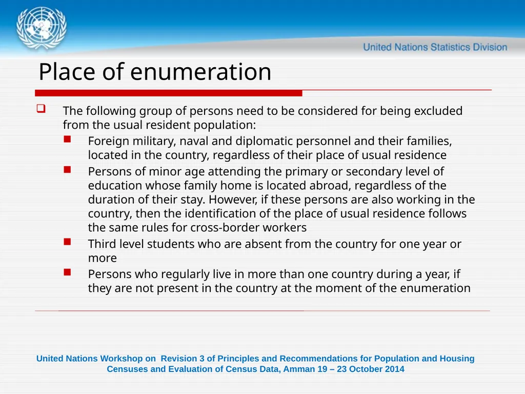 United Nations Workshop on Revision 3 of - slide 28 of 29