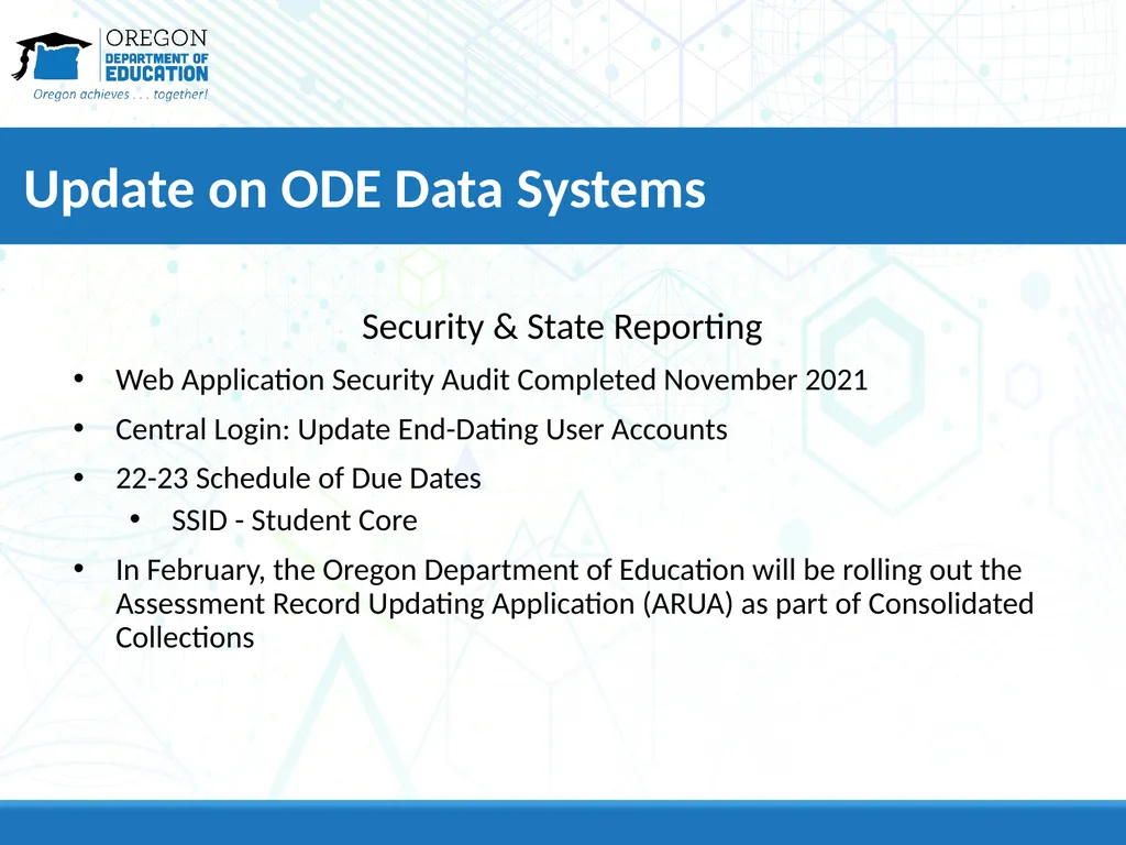 Quarterly School District IT Manager’s Meeting - slide 10 of 10