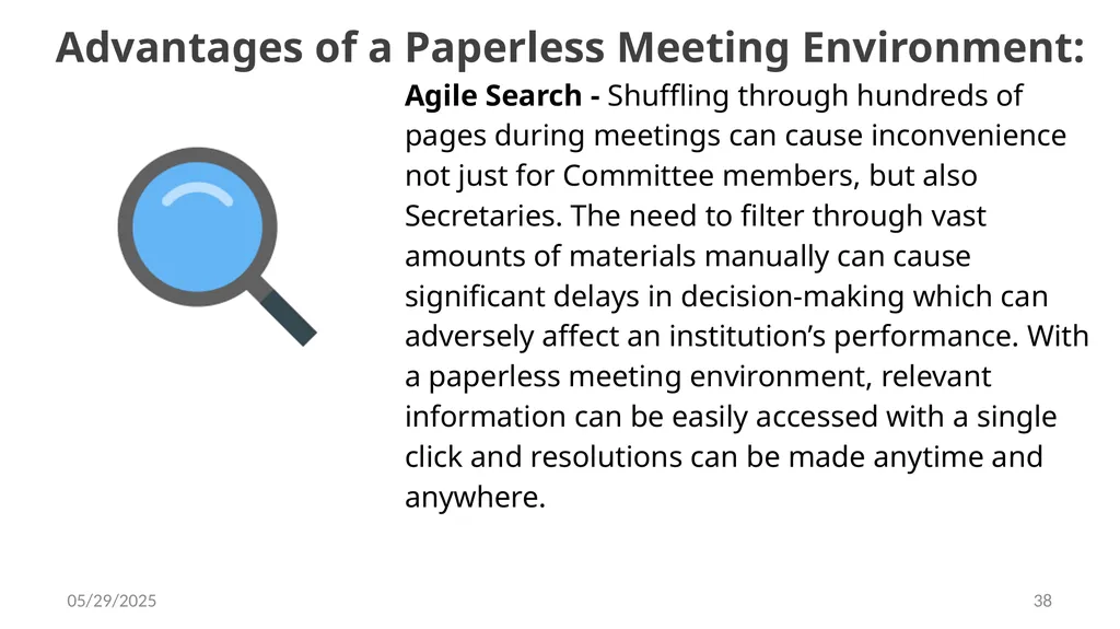 LEVERAGING ON INFORMATION AND COMMUNICATIONS - slide 38 of 53