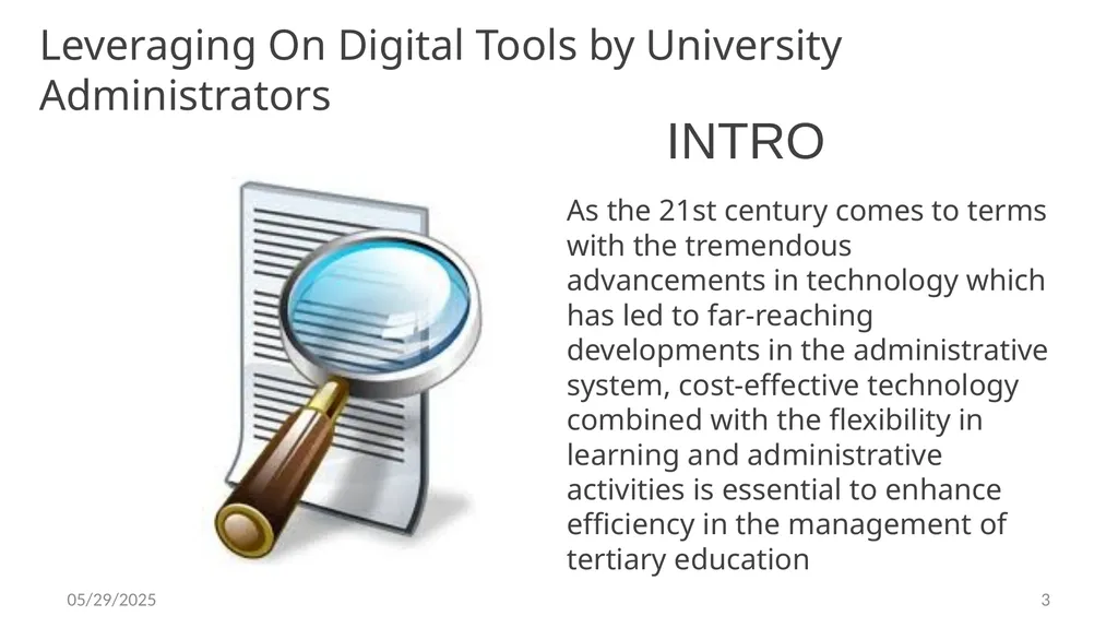 LEVERAGING ON INFORMATION AND COMMUNICATIONS - slide 3 of 53