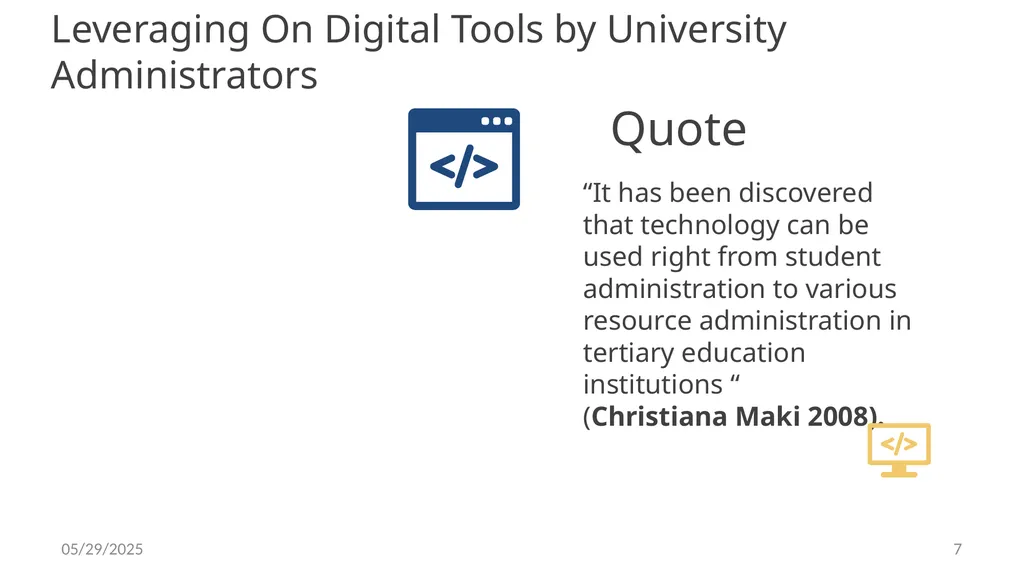 LEVERAGING ON INFORMATION AND COMMUNICATIONS - slide 7 of 53