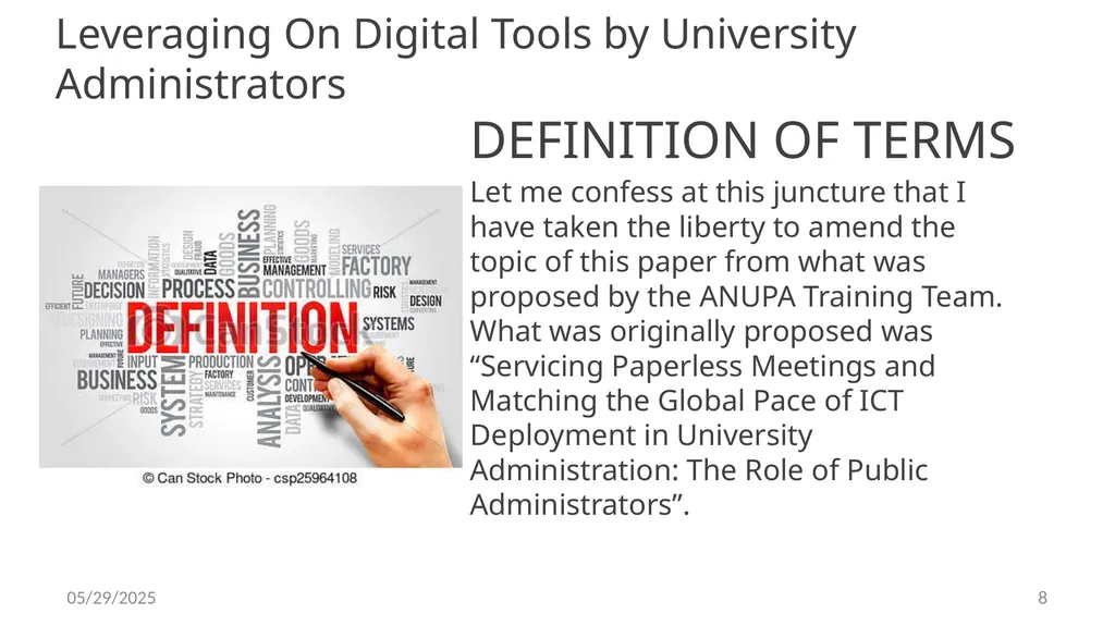 LEVERAGING ON INFORMATION AND COMMUNICATIONS - slide 8 of 53