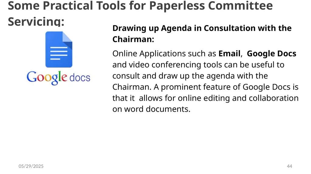 LEVERAGING ON INFORMATION AND COMMUNICATIONS - slide 44 of 53