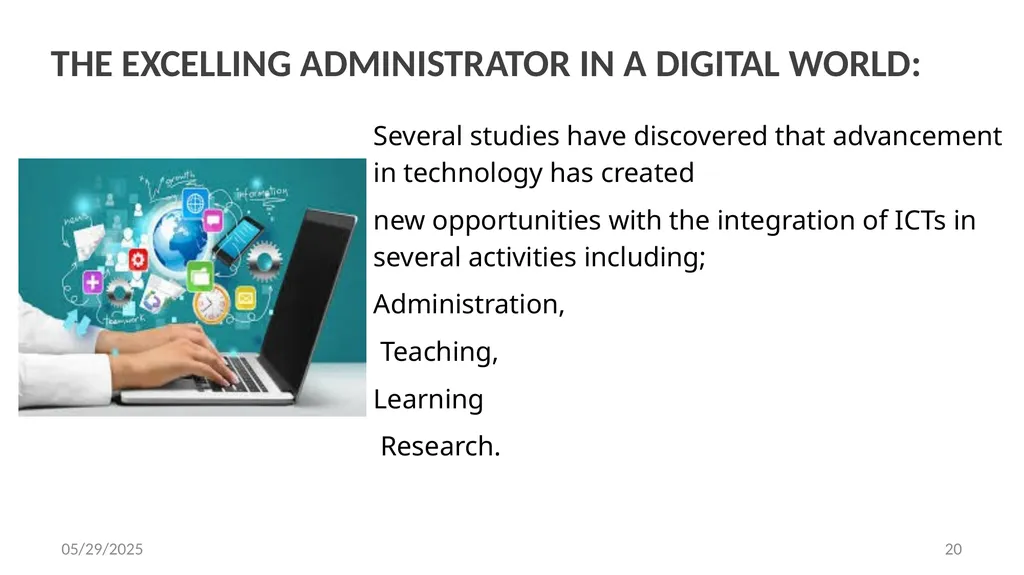 LEVERAGING ON INFORMATION AND COMMUNICATIONS - slide 20 of 53
