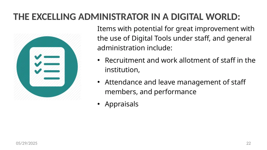 LEVERAGING ON INFORMATION AND COMMUNICATIONS - slide 22 of 53