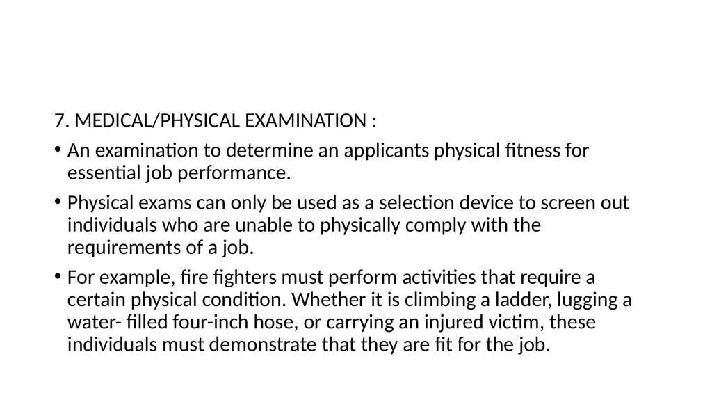 RECRUITMENT AND SELECTION Recruitment : - slide 31 of 32