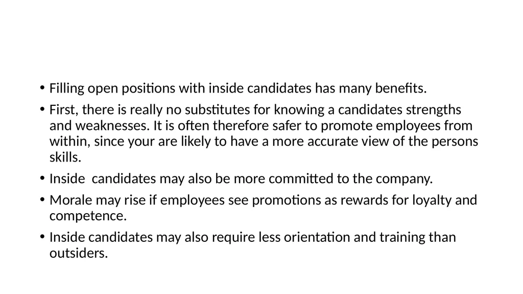 RECRUITMENT AND SELECTION Recruitment : - slide 5 of 32