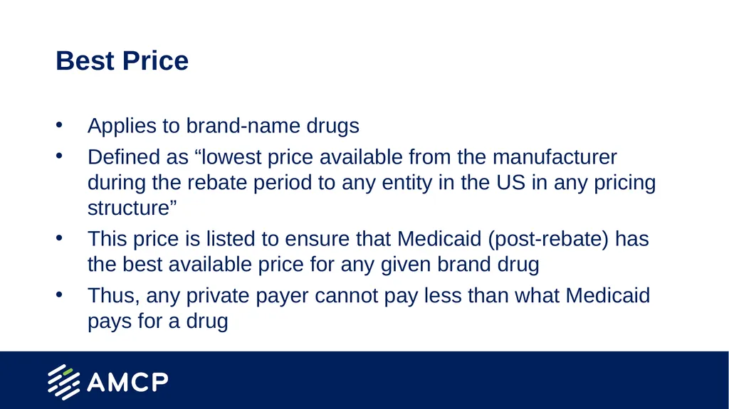 Drug Payment Methodologies Created by the School - slide 7 of 22