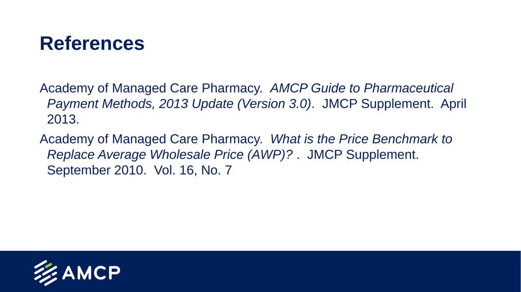 Drug Payment Methodologies Created by the School - slide 21 of 22