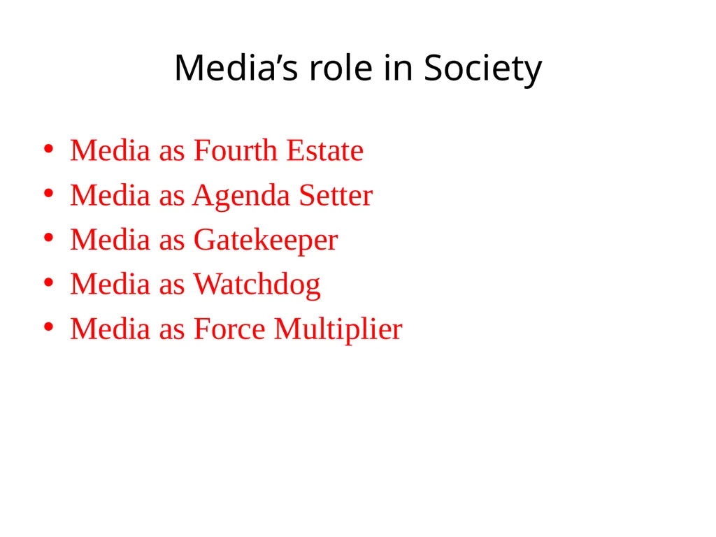 Role of Media in Development Unit III Paper: - slide 4 of 6