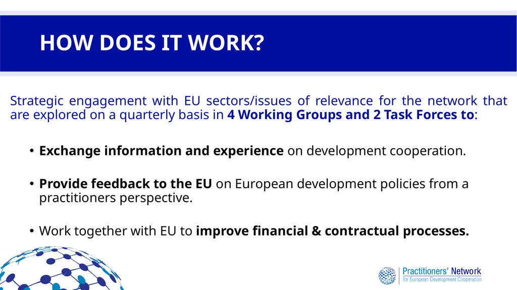 Practitioners’ Network for European Development - slide 8 of 20