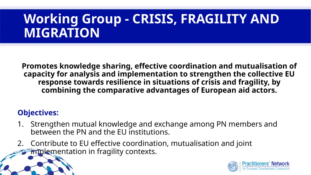 Practitioners’ Network for European Development - slide 14 of 20