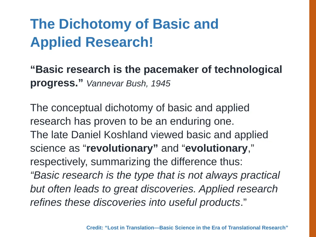 Translating Basic Research to Benefit Society - slide 3 of 30