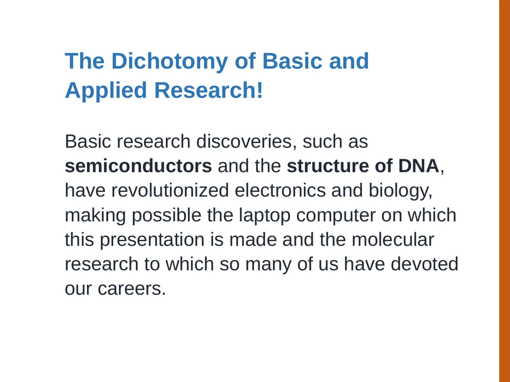 Translating Basic Research to Benefit Society - slide 4 of 30