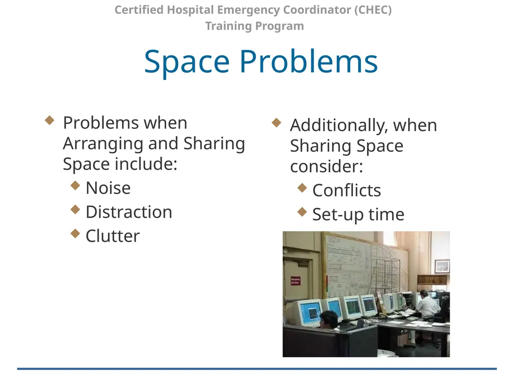 Certified Hospital Emergency Coordinator (CHEC) - slide 20 of 37