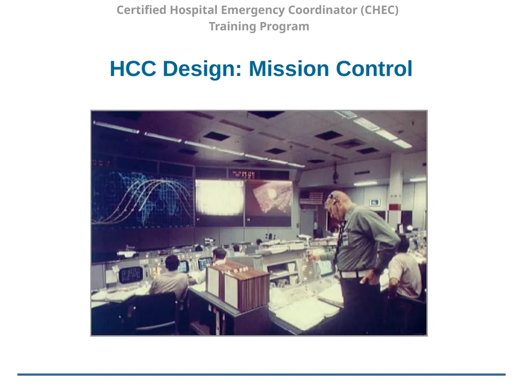 Certified Hospital Emergency Coordinator (CHEC) - slide 26 of 37
