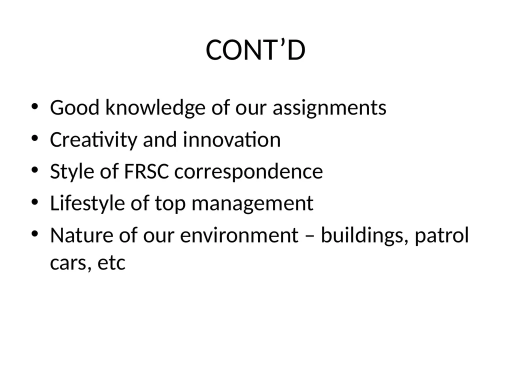 IMAGE BUILDING AND PUBLIC RELATIONS IN FRSC - slide 11 of 19