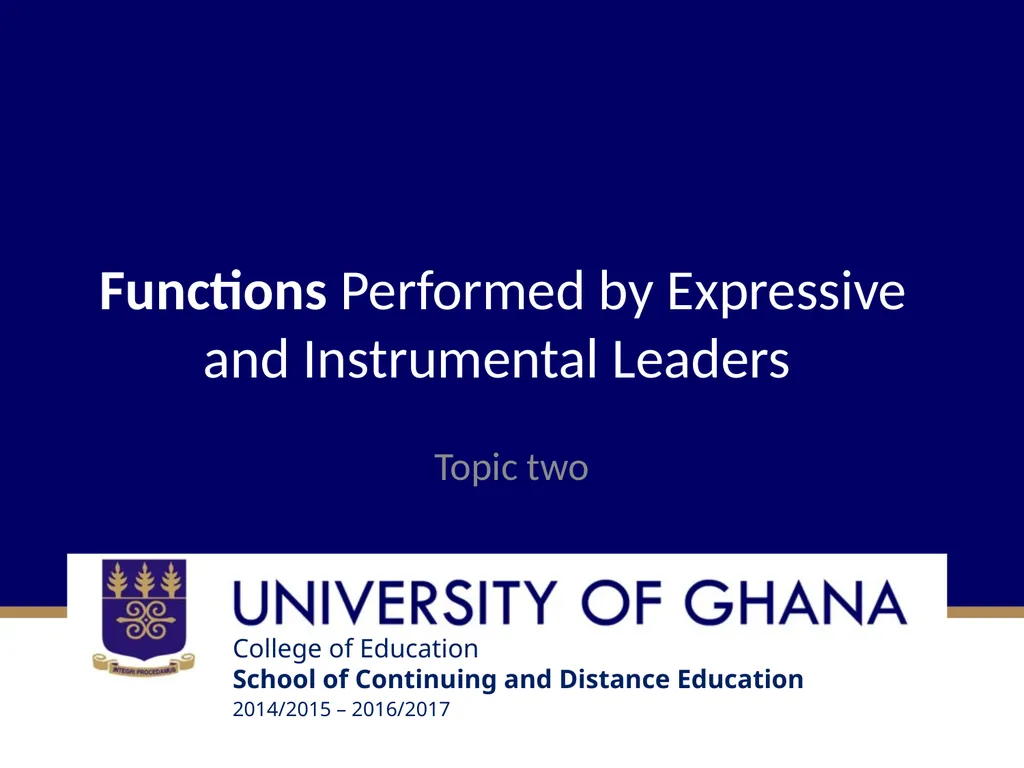 ADMINISTRATIVE LEADERSHIP (Part 3) Session Eleven - slide 8 of 24