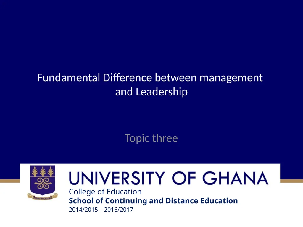 ADMINISTRATIVE LEADERSHIP (Part 3) Session Eleven - slide 13 of 24