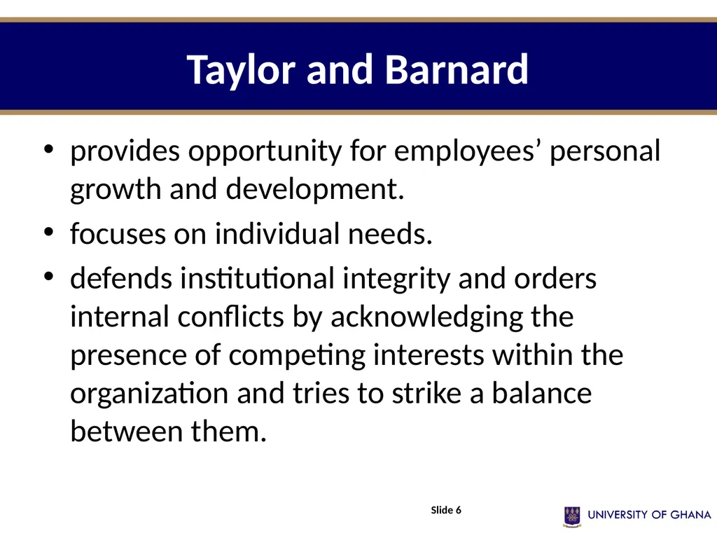 ADMINISTRATIVE LEADERSHIP (Part 3) Session Eleven - slide 6 of 24