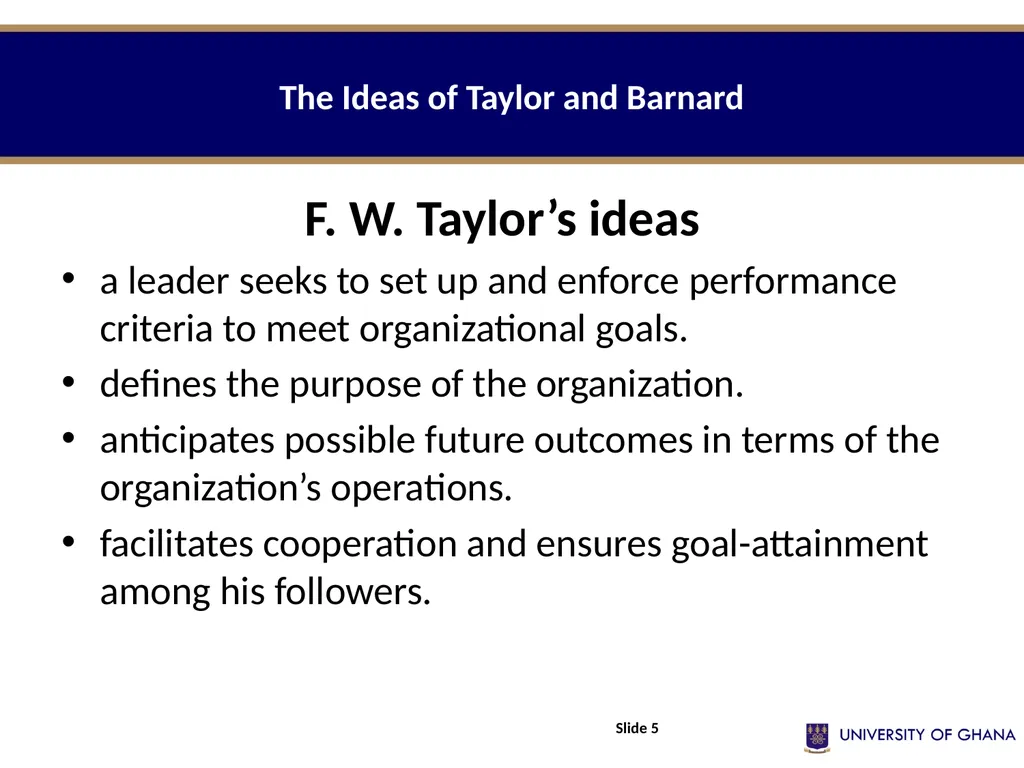 ADMINISTRATIVE LEADERSHIP (Part 3) Session Eleven - slide 5 of 24