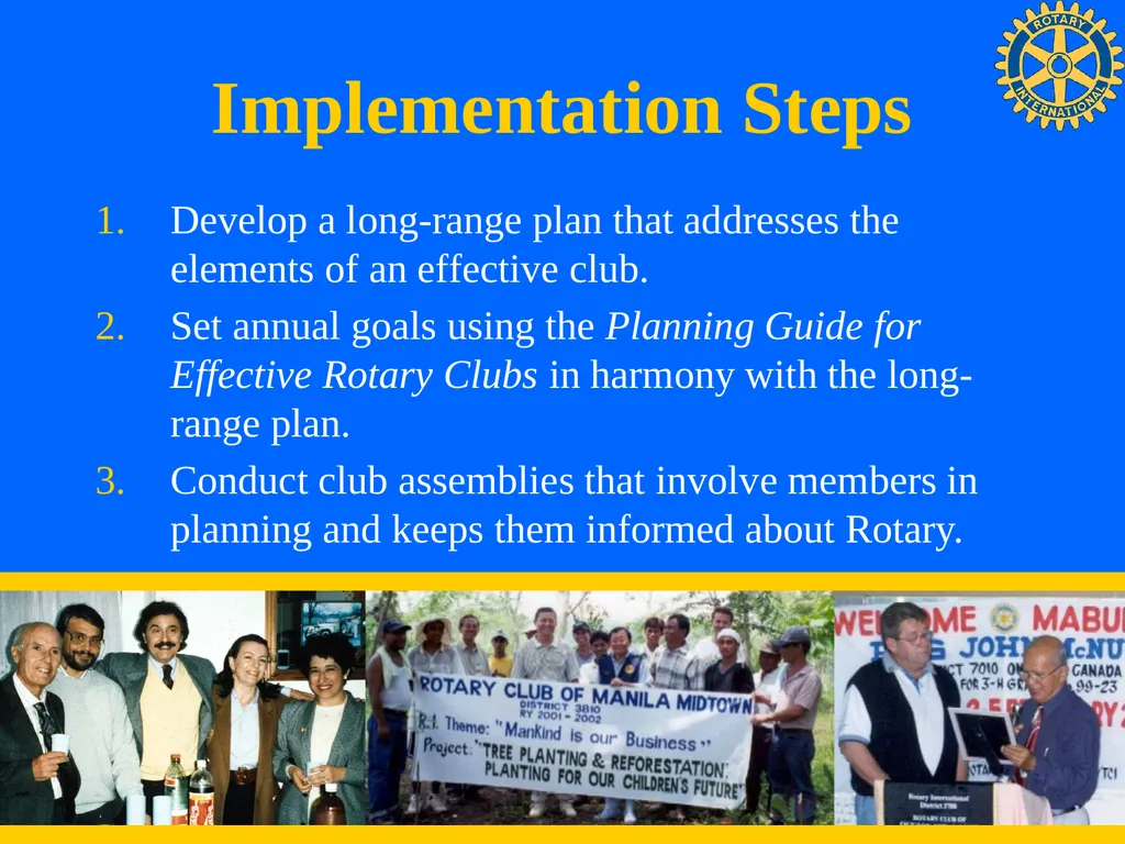 Club Leadership Plan Recommended Administrative - slide 5 of 15
