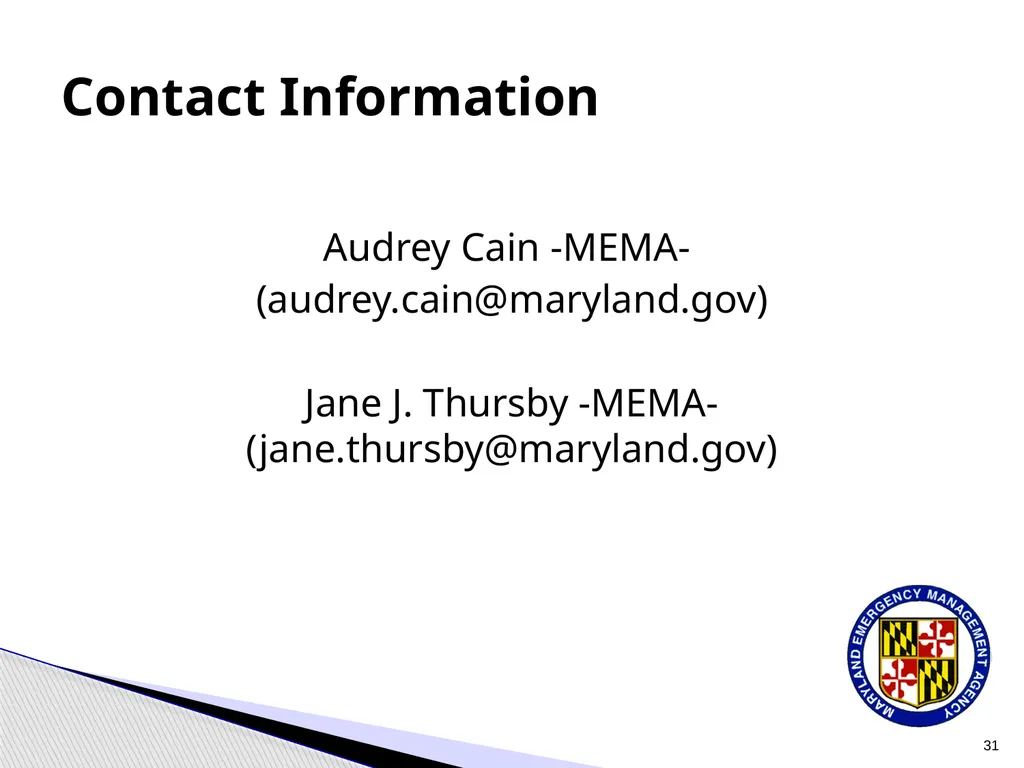 CPP COOP Communication and Notification Processes - slide 31 of 31