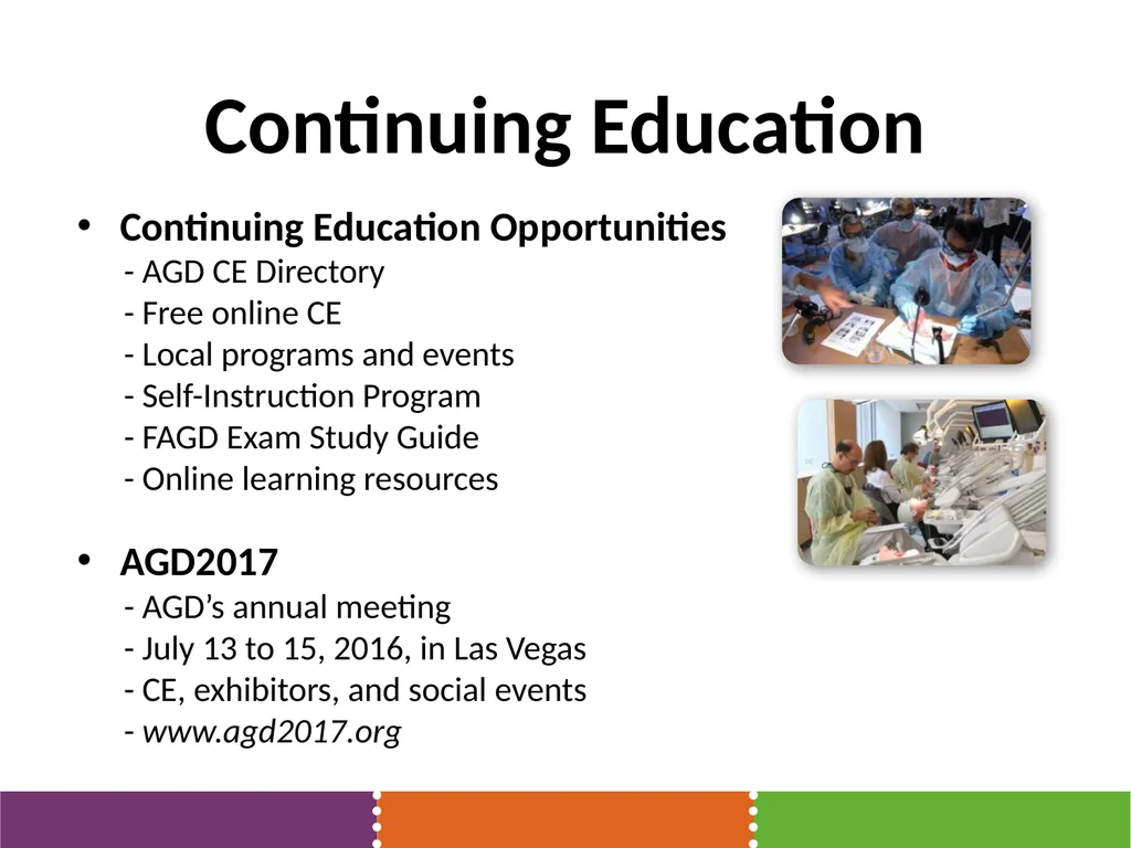 The Academy of General Dentistry Your Voice for - slide 13 of 23