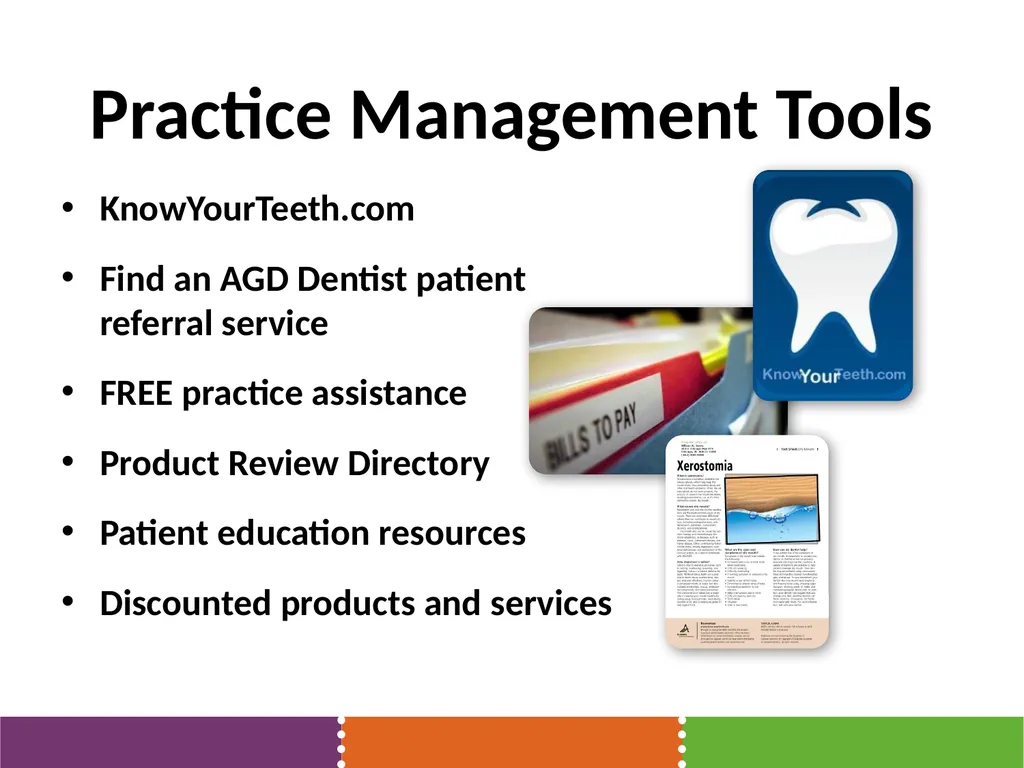 The Academy of General Dentistry Your Voice for - slide 15 of 23