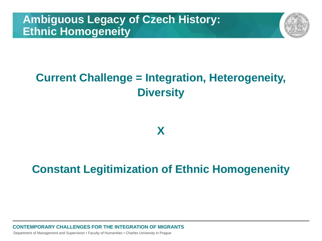 Current Challenges in the Integration of Migrants - slide 2 of 15