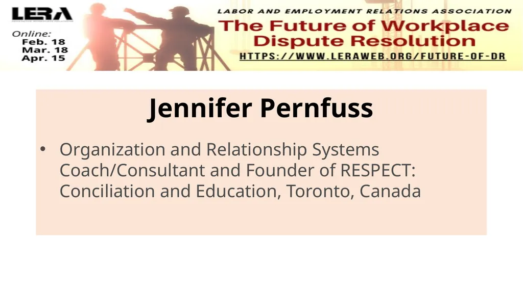 Designing Dispute Resolution Processes to More - slide 8 of 16