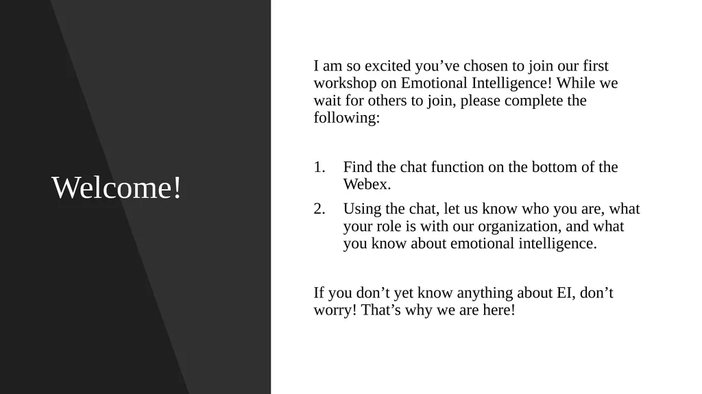 Introductory Workshop for Leaders on Emotional - slide 2 of 14