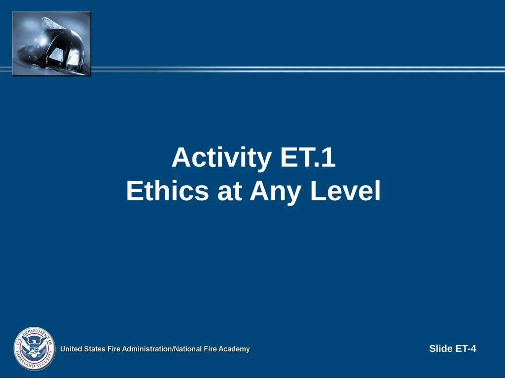 LEADERSHIP II FOR FIRE AND EMS: STRATEGIES FOR - slide 4 of 37