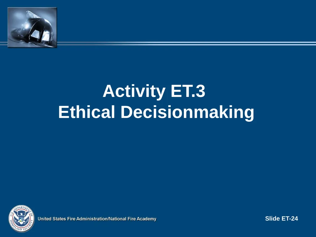 LEADERSHIP II FOR FIRE AND EMS: STRATEGIES FOR - slide 24 of 37