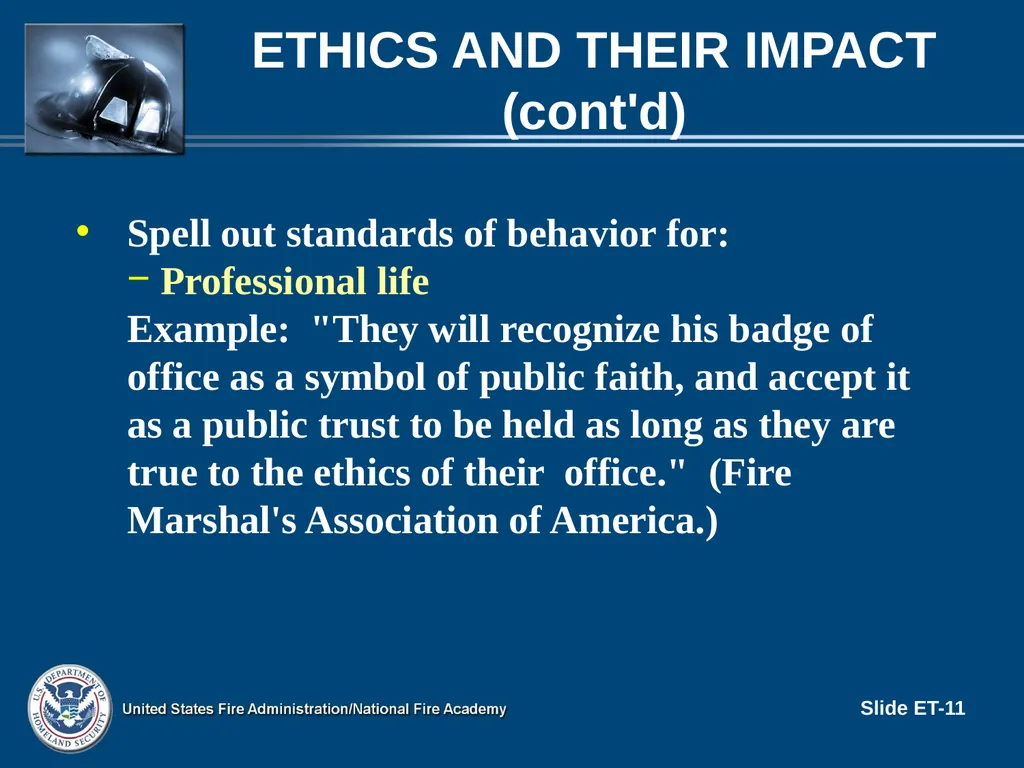 LEADERSHIP II FOR FIRE AND EMS: STRATEGIES FOR - slide 11 of 37