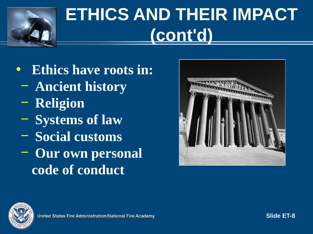 LEADERSHIP II FOR FIRE AND EMS: STRATEGIES FOR - slide 8 of 37