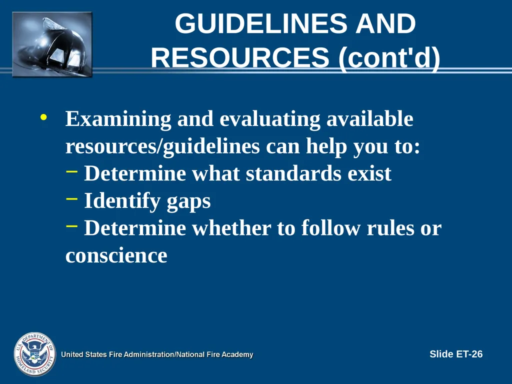 LEADERSHIP II FOR FIRE AND EMS: STRATEGIES FOR - slide 26 of 37