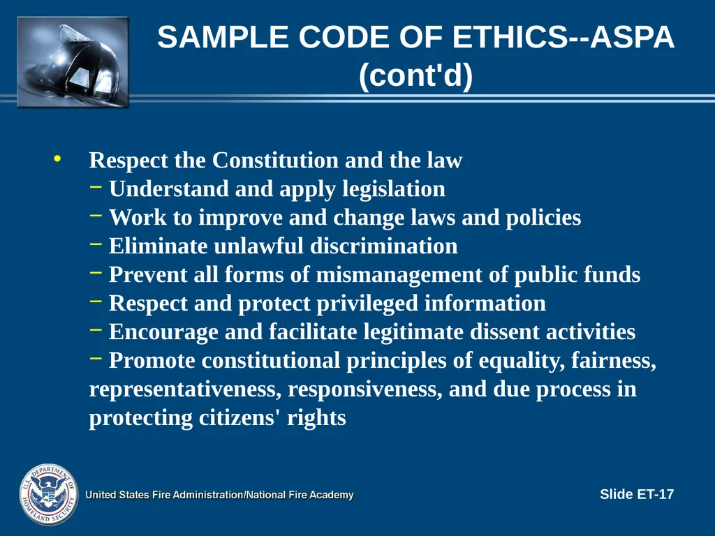 LEADERSHIP II FOR FIRE AND EMS: STRATEGIES FOR - slide 17 of 37