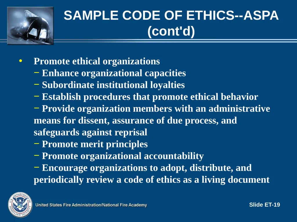 LEADERSHIP II FOR FIRE AND EMS: STRATEGIES FOR - slide 19 of 37