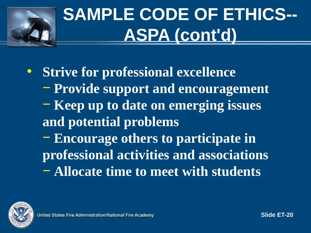 LEADERSHIP II FOR FIRE AND EMS: STRATEGIES FOR - slide 20 of 37