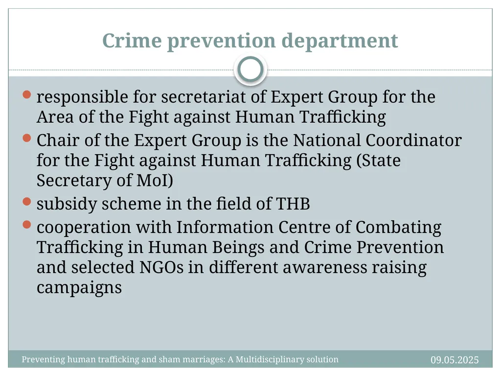 Jana Mitošinková Crime prevention department Lucia - slide 4 of 21