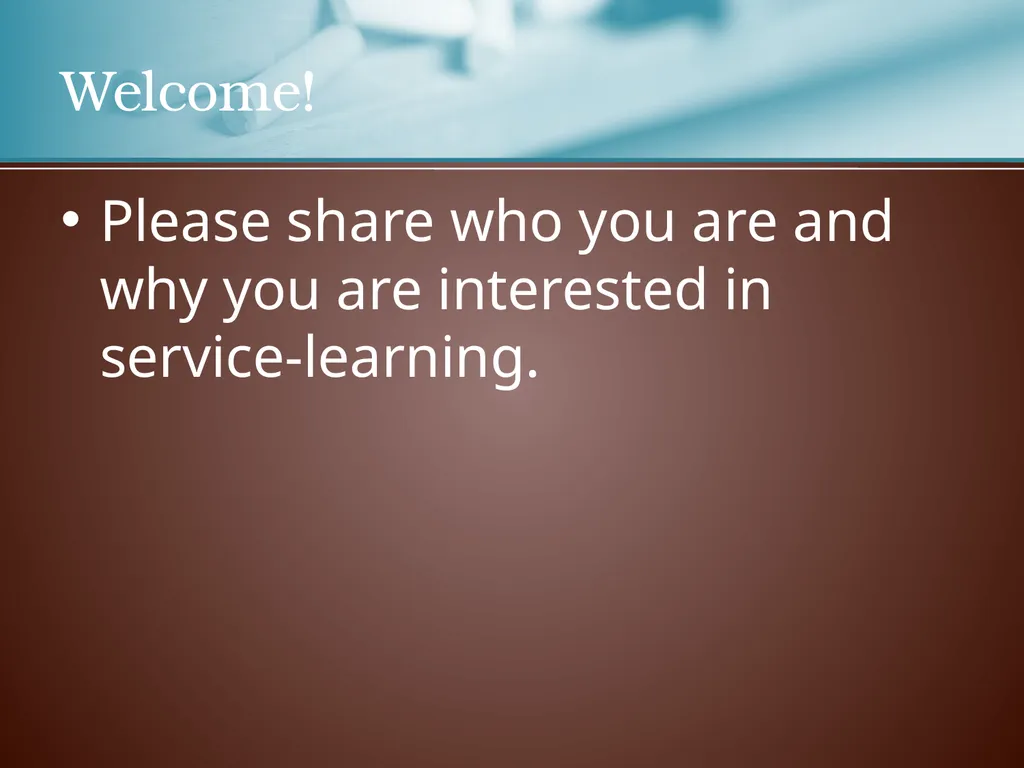 SERVICE-LEARNING AT LSU Center for Community - slide 2 of 10